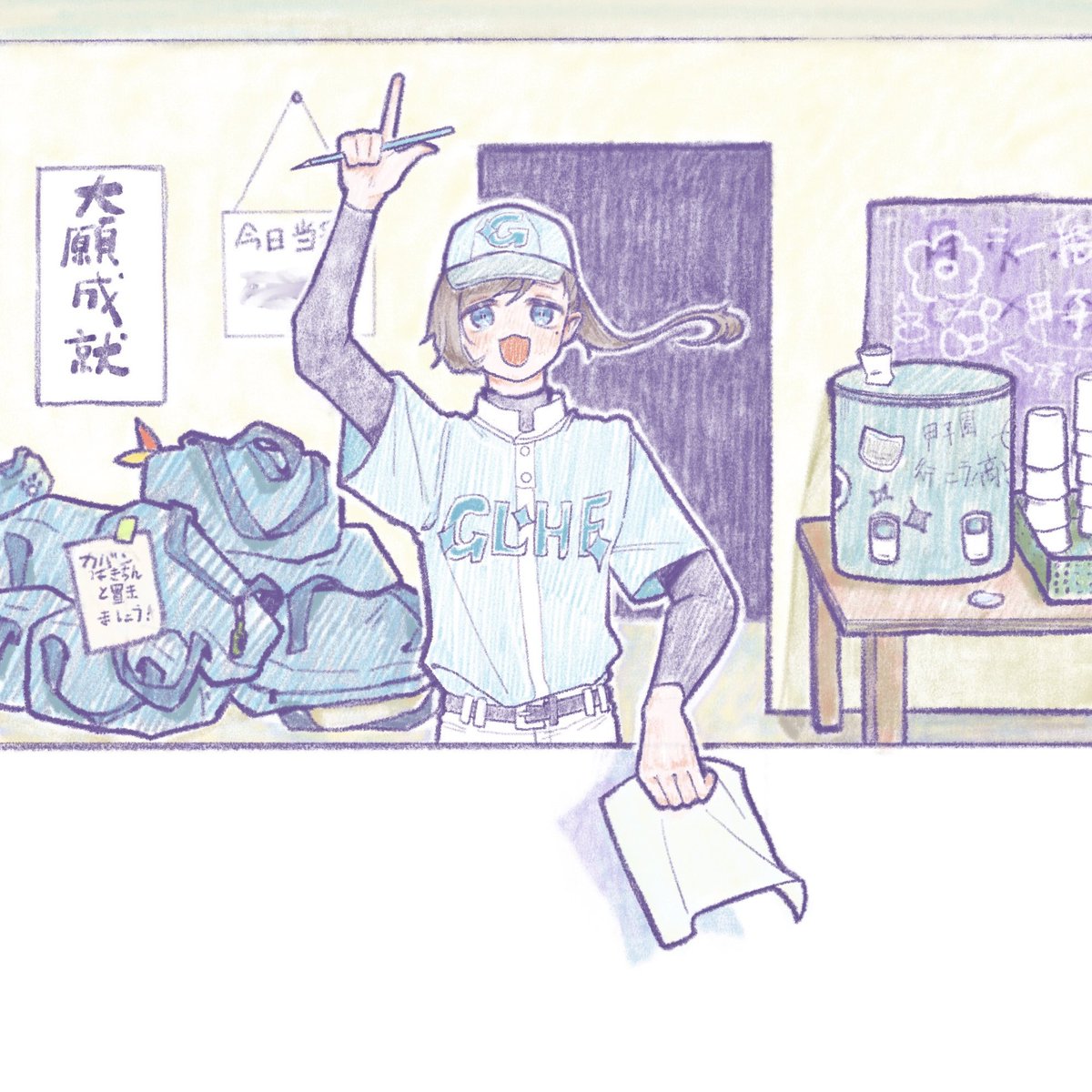 N13hhh's tweet image. ある夏の日

#かな絵 #にじさんじアルプススタンド