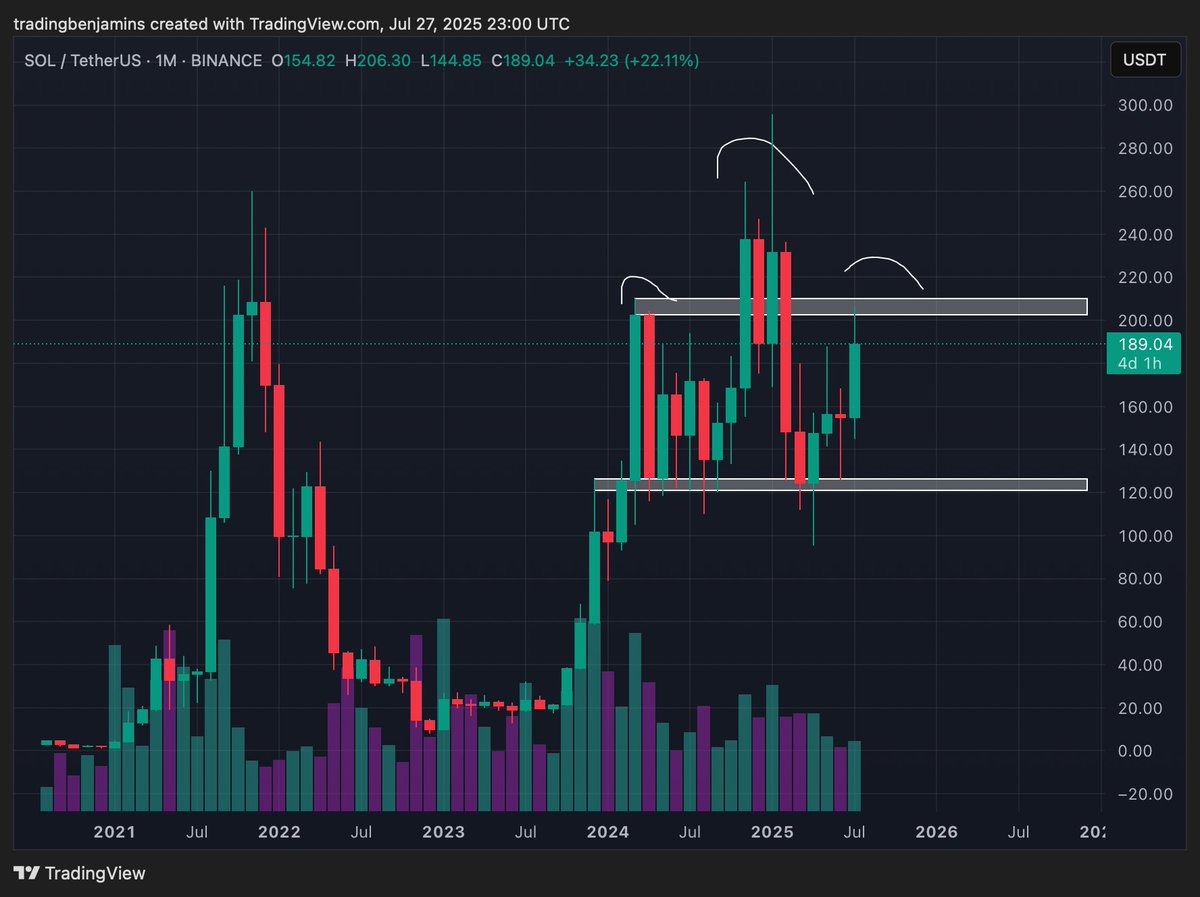 tradinbenjamins's tweet image. $SOL

It&apos;s this until it can prove it isn&apos;t