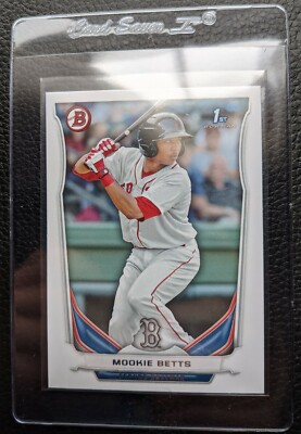 nothingbutcard's tweet image. 2014 BOWMAN PROSPECTS #BP109 MOOKIE BETTS ROOKIE CARD RC BOSTON RED SOX DODGERS #ad #thehobby cardpromoter.com/2025/07/27/bas…