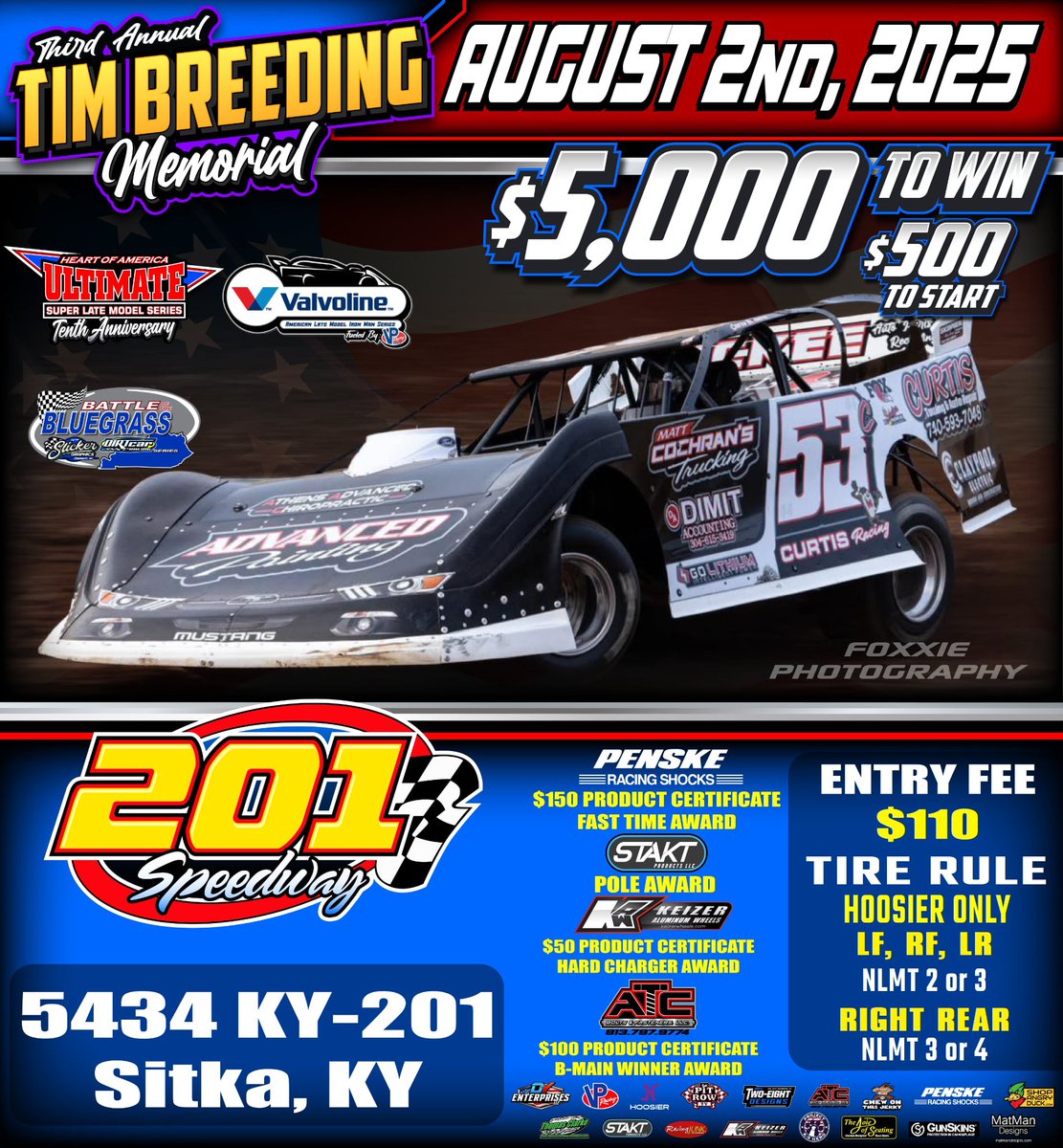 tilleyracing's tweet image. We're proud to announce that we have found a replacement date for this Friday, August 1. The @Valvoline @ironmandirt will visit Ponderosa Speedway in Junction City, KY, $5,000 to win. On Saturday August 2 we will visit 201 Speedway in Sitka, KY, $5000 to win.
The date at Hidden…