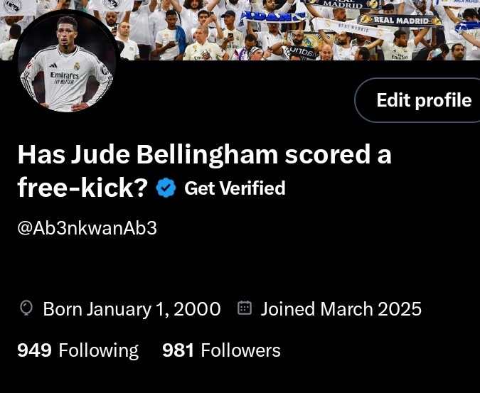 Ab3nkwanAb3's tweet image. 19 more to hit 1k
Ab3nkwan tweeter do your thing please 🙏🙏🙌