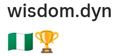 wisdomdyn's tweet image. Proud asf!