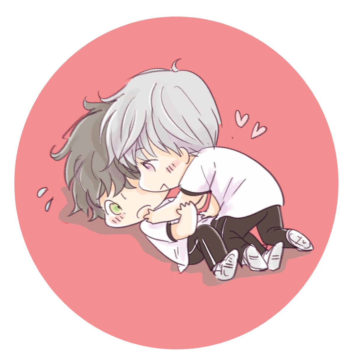 CBekkan's tweet image. おはようございます。
暑そう。。。（げんなり）

ちびキャラ

ジャージとか体操着とか好きです♡