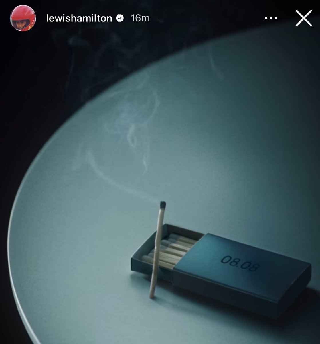 Lewis is not dropping music guys he's burning maranello down