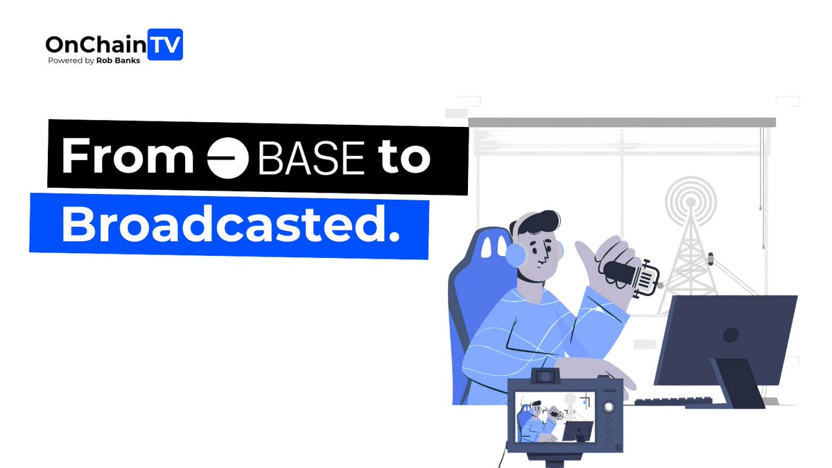 BankStatementHQ's tweet image. You built on Base. 🟦
Now let the world hear you. 

#OnChainTV #BaseBuilders #CryptoCreators #BANKSOnBase