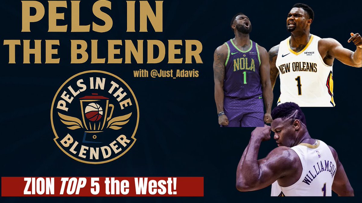 just_adavis's tweet image. New "Pels in the Blender" Episode 🚨
Is Zion a Top 5 Player in the West?
The only thing stopping Zion is Zion. If Zion is healthy and available, where does he rank amongst the TOP PLAYERS in the west? Lets discuss!
Tap in 👇🏾👇🏾👇🏾
youtu.be/6fkfzKiztS0