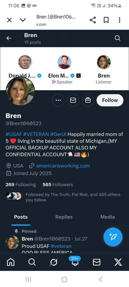 Attention <a href="/Bren1060523/">Bren</a> is a fake account, they are impersonating the original one on the left please block and report 
#stolenvalor
