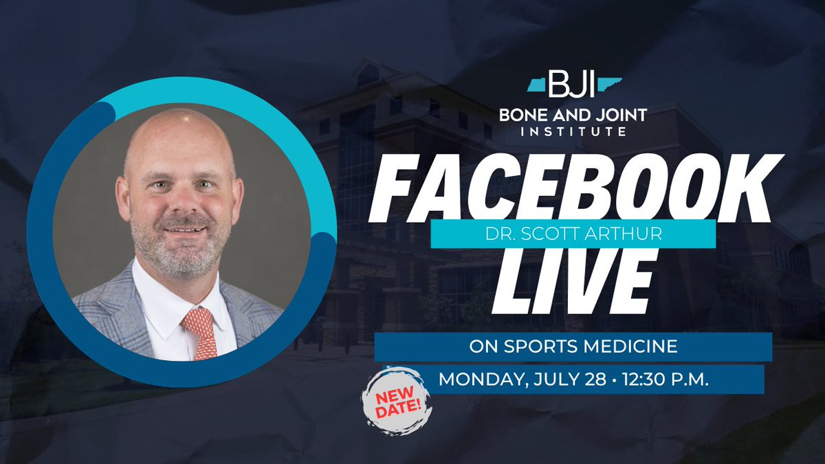 A few days later than planned but better later than never!

It's an unofficial kickoff to high school football season coming up Monday afternoon on Facebook Live as Dr. Scott Arthur talks all things sports medicine and how we provide care for Williamson County. 🏈🏐⚽️