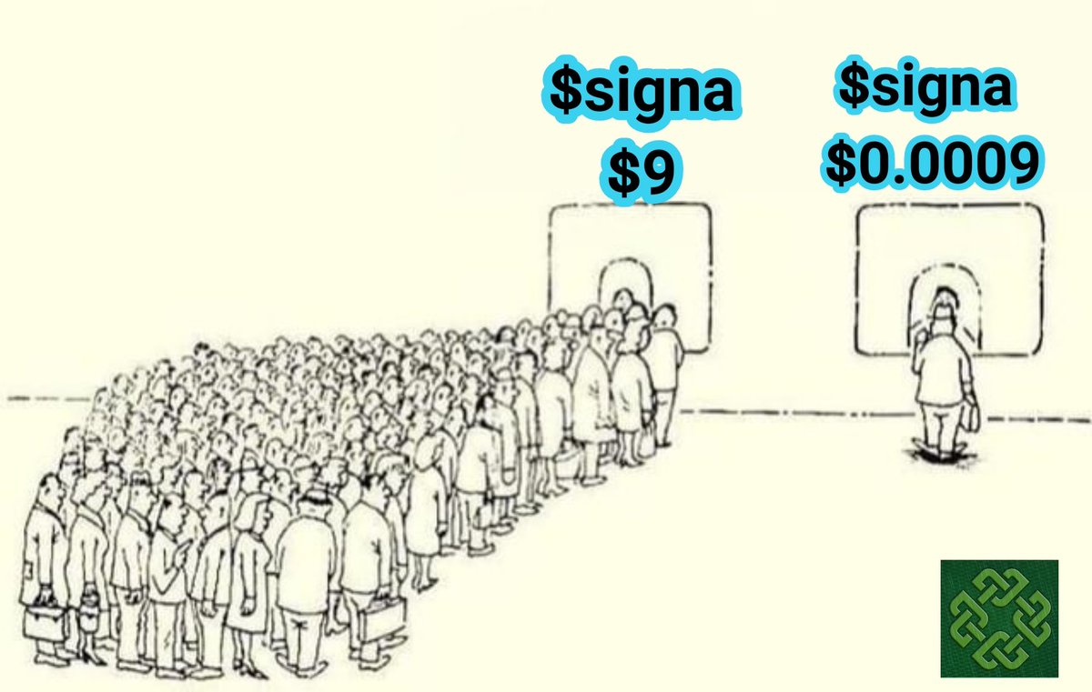 Signautian $SIGNA (@signautian) on Twitter photo You’re too early for when everyone realizes what it is:
🔹 Real Layer-1
🔹 On-chain smart contracts
🔹 Mineable from home
All at microcap valuation.
$SIGNA
$KTA $CROSS $OMNI $SAGA $ALEO $BERA $TIA $DAG $BCH $BNB $KAS $KDA $DYDX $SKL $ROSE $CHZ $WAXP $THETA $ALGO $ENJ $SUI $INJ You’re too early for when everyone realizes what it is:
🔹 Real Layer-1
🔹 On-chain smart contracts
🔹 Mineable from home
All at microcap valuation.
$SIGNA
$KTA $CROSS $OMNI $SAGA $ALEO $BERA $TIA $DAG $BCH $BNB $KAS $KDA $DYDX $SKL $ROSE $CHZ $WAXP $THETA $ALGO $ENJ $SUI $INJ