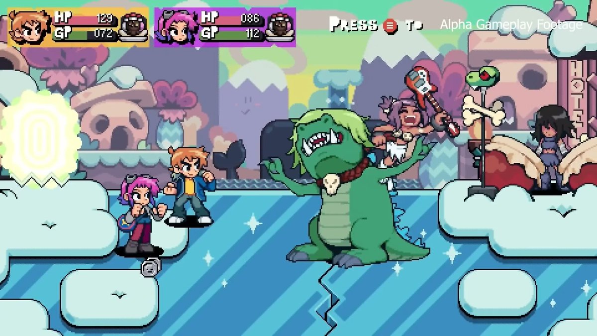 fnlwpn's tweet image. Scott Pilgrim EX Gameplay Sneak Peek Revealed finalweapon.net/2025/07/27/sco…