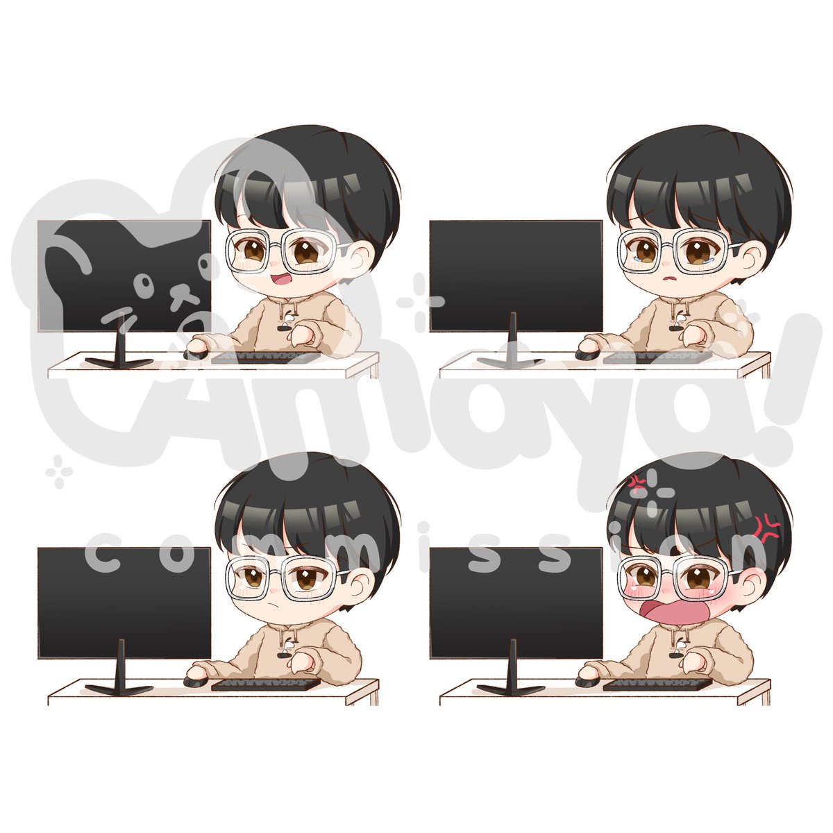 amayalaraa's tweet image. Reactive png commission 
Tysm kak @/cisca.aibella