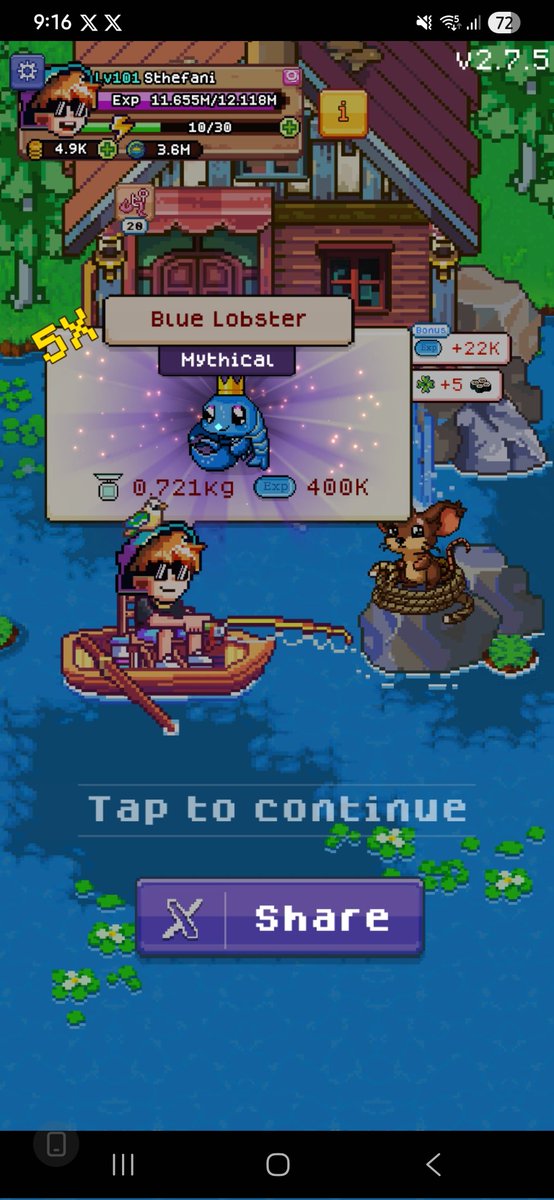 Pellicani.Ron| TRIBALLY (@bpellicani) on Twitter photo Obtuve junto ami hija una buena pesca tanto en la playa como en <a href="/FishingFrenzyCo/">Fishing Frenzy</a> πππ£π₯³π
5X Mythical Blue Lobster
#ronin #playa #mar #pesca #diversiΓ³n #fishing #Mythical #blue Obtuve junto ami hija una buena pesca tanto en la playa como en <a href="/FishingFrenzyCo/">Fishing Frenzy</a> πππ£π₯³π
5X Mythical Blue Lobster
#ronin #playa #mar #pesca #diversiΓ³n #fishing #Mythical #blue