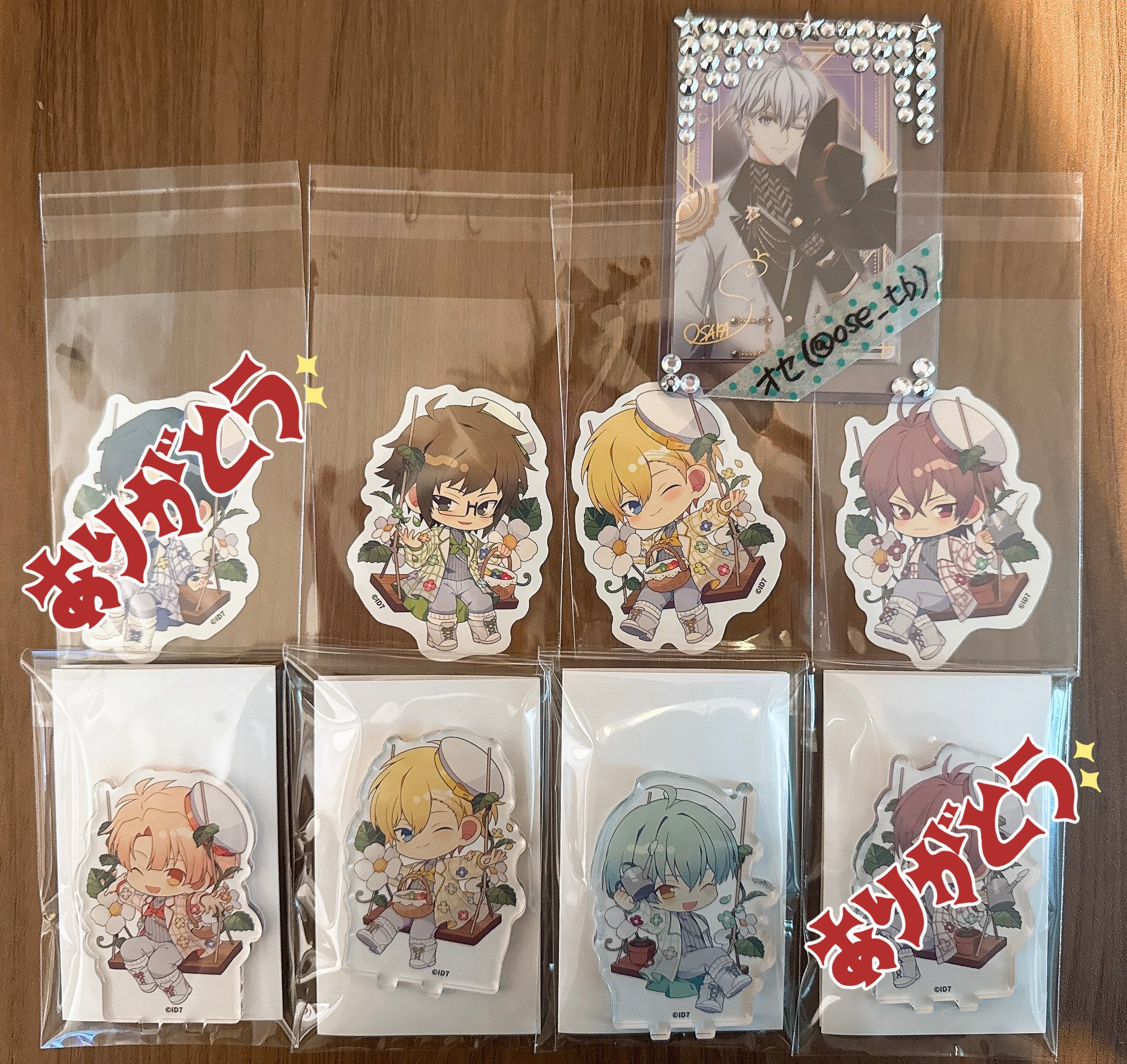 アイナナ アニカフェ アクスタ ステッカー 三月 環 壮五 ナギ アイドリッシュセブン アイナナ アニカフェ アクスタ コースター