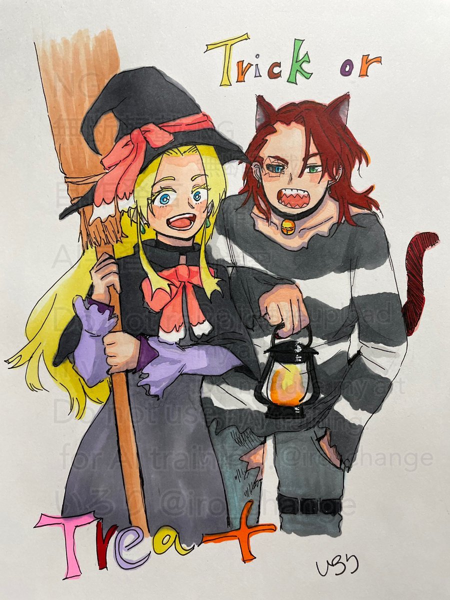 iro_change's tweet image. #ジュリアン1stAnniversary
ハロウィンに描いてたジュリアン🦾🌹🎃✨✨