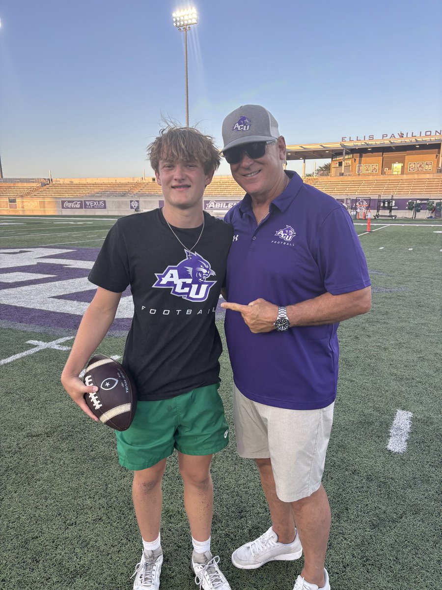 Michael Hatch (@michael11487) on Twitter photo I had a fun time <a href="/ACUFootball/">ACU Football</a> camp! Thank you to <a href="/Coach_GHarrell/">Graham Harrell</a> and <a href="/coachp_ACU/">Keith Patterson</a> for having the camp.
<a href="/LTBlazerRecruit/">Lebanon Trail Blazer Football Recruits</a> I had a fun time <a href="/ACUFootball/">ACU Football</a> camp! Thank you to <a href="/Coach_GHarrell/">Graham Harrell</a> and <a href="/coachp_ACU/">Keith Patterson</a> for having the camp.
<a href="/LTBlazerRecruit/">Lebanon Trail Blazer Football Recruits</a>