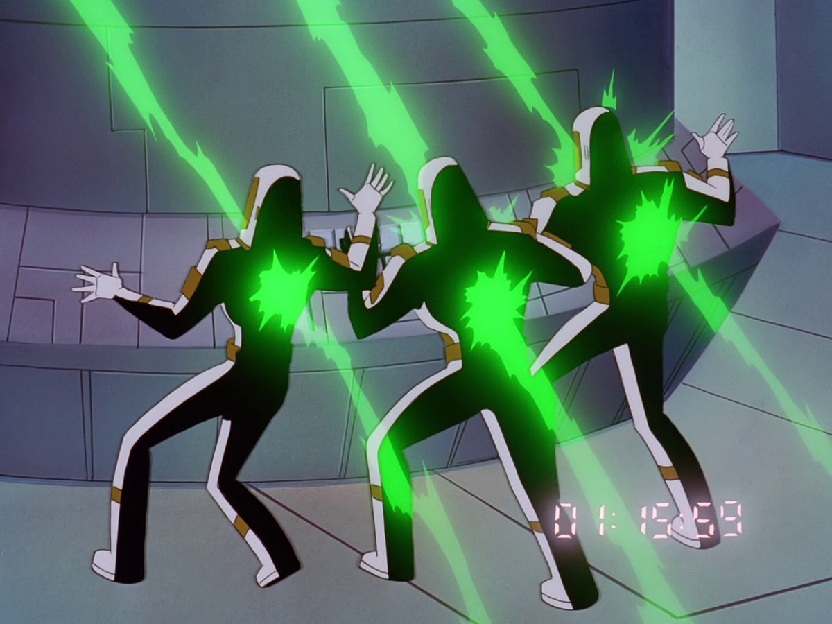 DCAUReview's tweet image. NEW: It’s the finale of #SuperFantasMonth!
Join us as we look at #BatmanBeyond’s Fantastic Four homage, in “Heroes!”
🎧 🔗s in replies! #DCAU