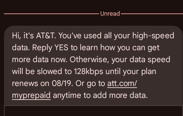 I think I found the issue I might have to change my data plan I went to 40 because I thought it was cheaper but I don't get unlimited data it slows it extremely down going to have to change it back to 50 when I get Money 😢 lol
