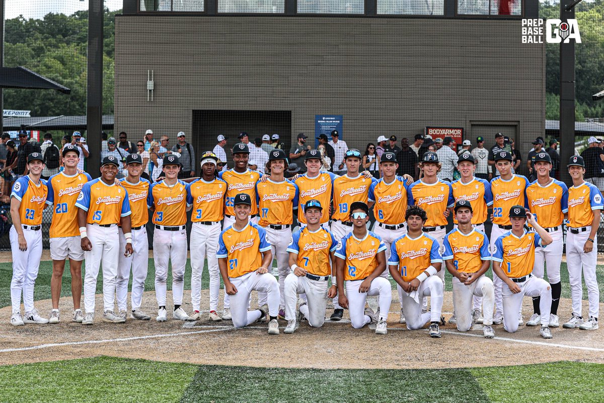 PrepBaseballFL's tweet image. Thatโs a wrap for the 2025 @prepbaseball Future Games.
We had 4 total teams in 3 different age groups this year.
Thank you to all the players and parents that make this event possible each year and the over 400 colleges coaches who attended this past week.
#PBFG25 | #PBSFG25โฆ
