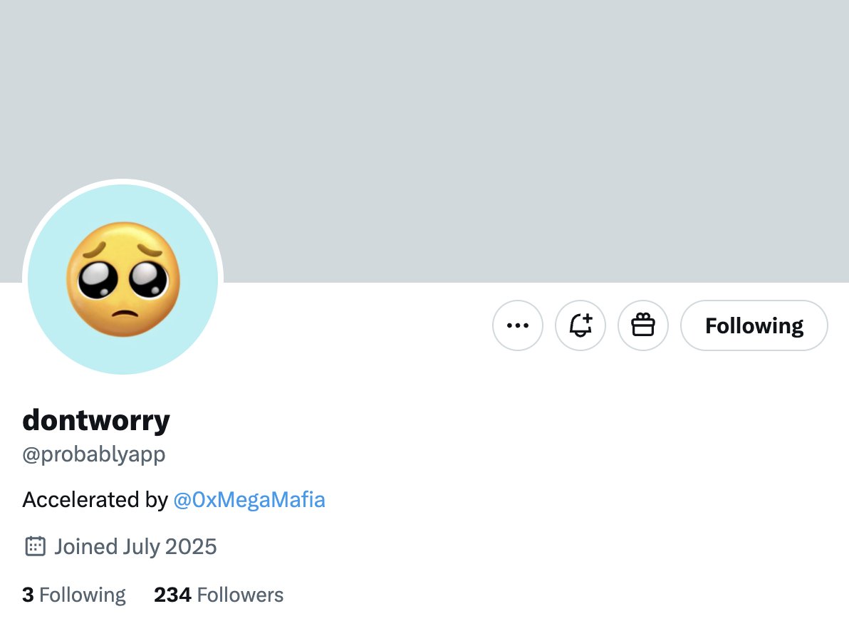 nics_off's tweet image. new project accelerated by @0xMegaMafia, megaeth incubator
> @probablyapp
no clue what it is yet but looks fun