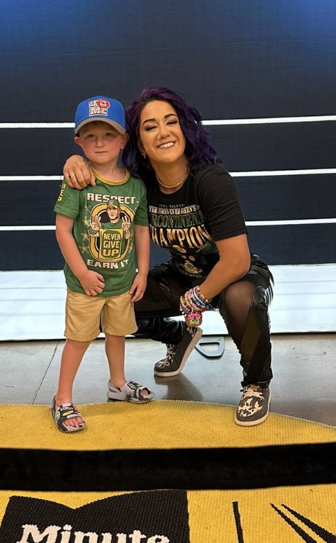 Bayleyscupcakes's tweet image. Bayley is the best role model, so cute!! 💜😭