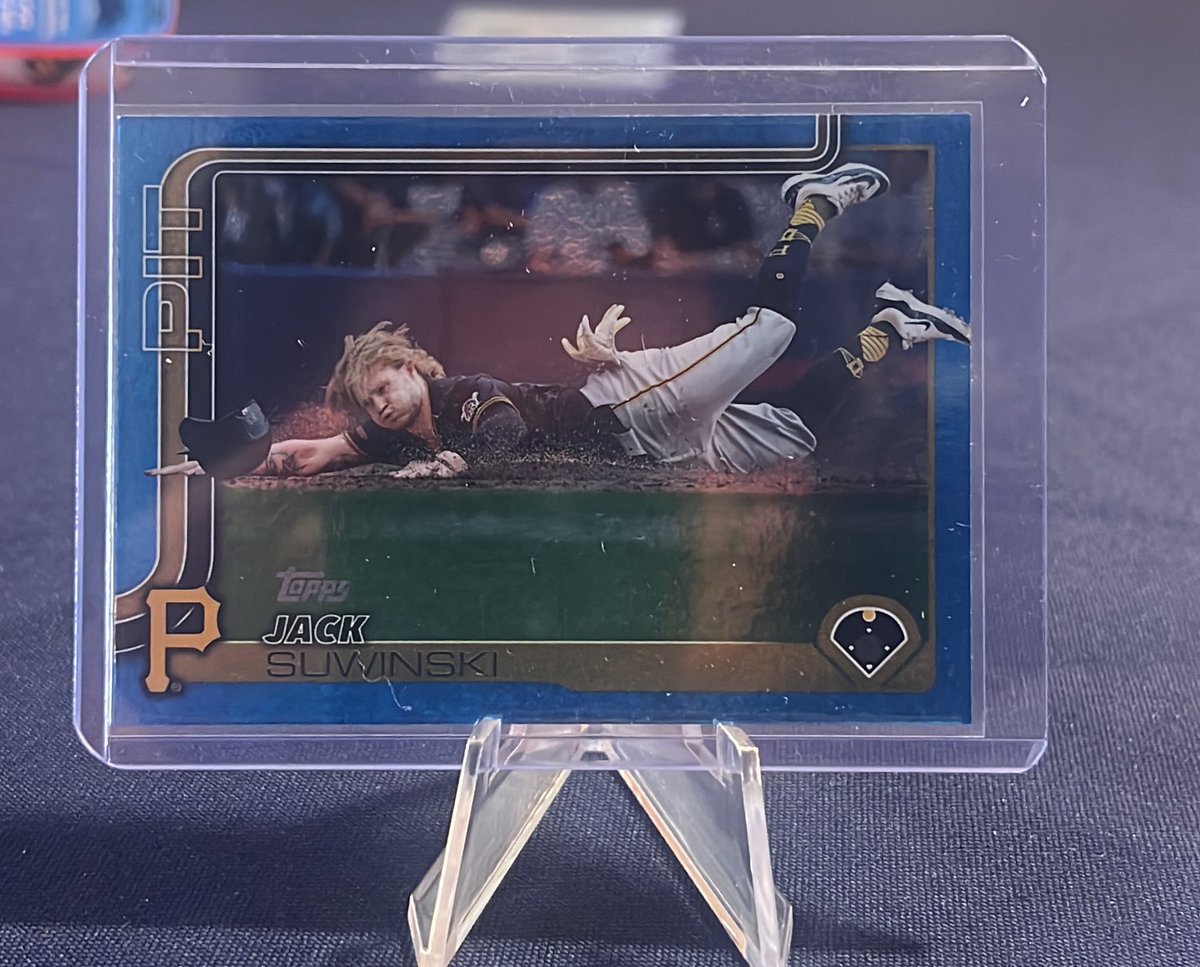 Giveaway!! Please follow to claim. 

2025 Topps Series 2 #439 Jack Suwinski Black ?/150 

One guess per account. Good until 6:00pm PST 7/27