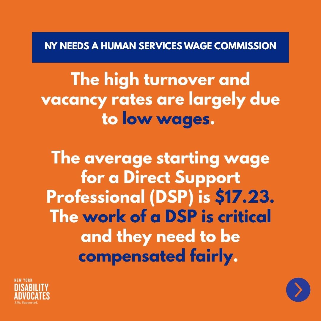 NYDisabilityAdv's tweet image. A Human Services Wage Commission could be the game-changer New York’s care system needs because supporting the people who care for others isn’t optional, it’s essential.
#InvestInMe #InvestInUs