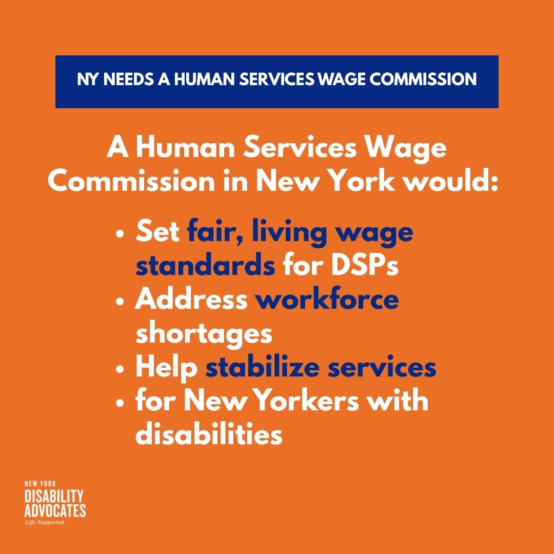 NYDisabilityAdv's tweet image. A Human Services Wage Commission could be the game-changer New York’s care system needs because supporting the people who care for others isn’t optional, it’s essential.
#InvestInMe #InvestInUs