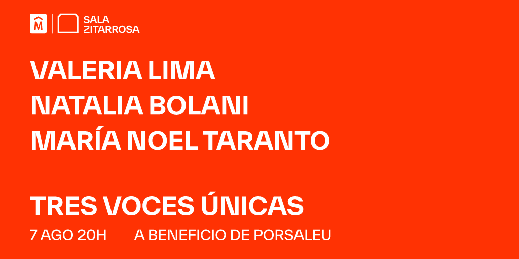 obolocultural's tweet image. TRES VOCES ÚNICAS
UN BENEFICIO DE PORSALEU
7 de agosto de 2025 – 20:00 hrs.
SALA ZITARROSA
Valeria Lima / Natalia Bolani / María Noel Taranto
Acompañadas por los maestros Álvaro Hagopián y Raúl Medina.
cooltivarte.com/portal/tres-vo…