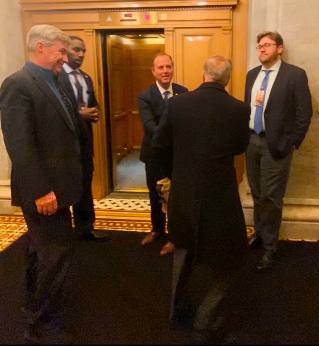 This is:

Lindsey Graham congratulating Adam Schiff for attempting to overthrow the sitting President of the United States:

“Good job. You’re very well spoken,” — said after Trump’s impeachment.

📝 He, his wife John Cornyn, and his mistress Tom Cotton are conspiring to prevent