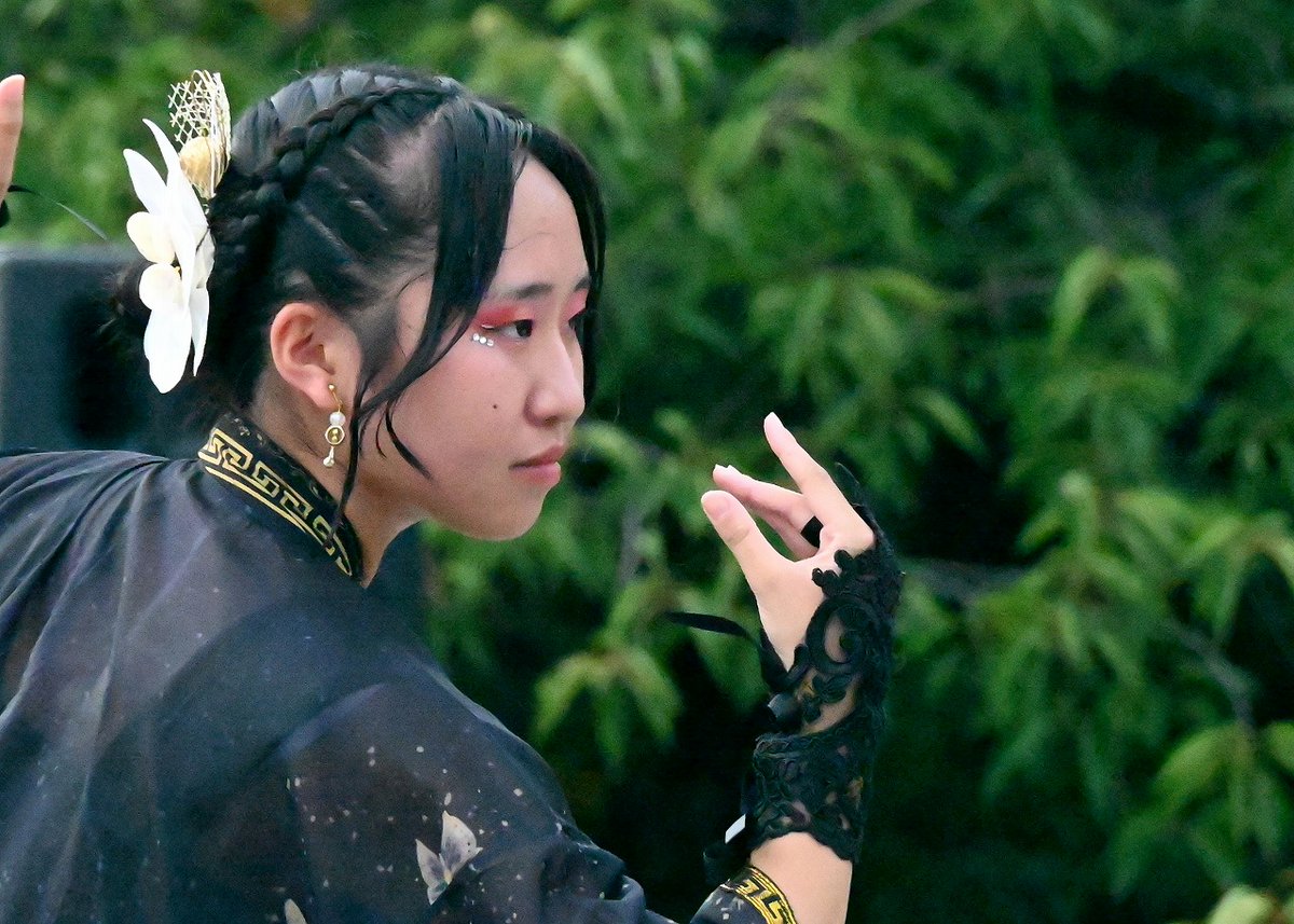 44982441shimu's tweet image. 能代市役所さくら庭  
夏だ！ビアガーデン屋台村2025にて

心響（みおと）　その１