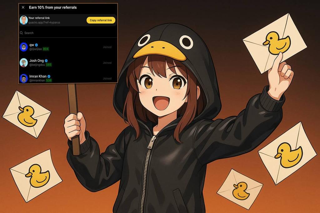 chizo1231's tweet image. I&apos;m just starting my @wallchain_xyz journey. Wants to start with @SOCKETProtocol and @trylimitless , all that&apos;s required of me is a good content. 

Join here👇🏿👇🏿👇🏿👇🏿👇🏿👇🏿
quacks.app/?ref=chizo1231