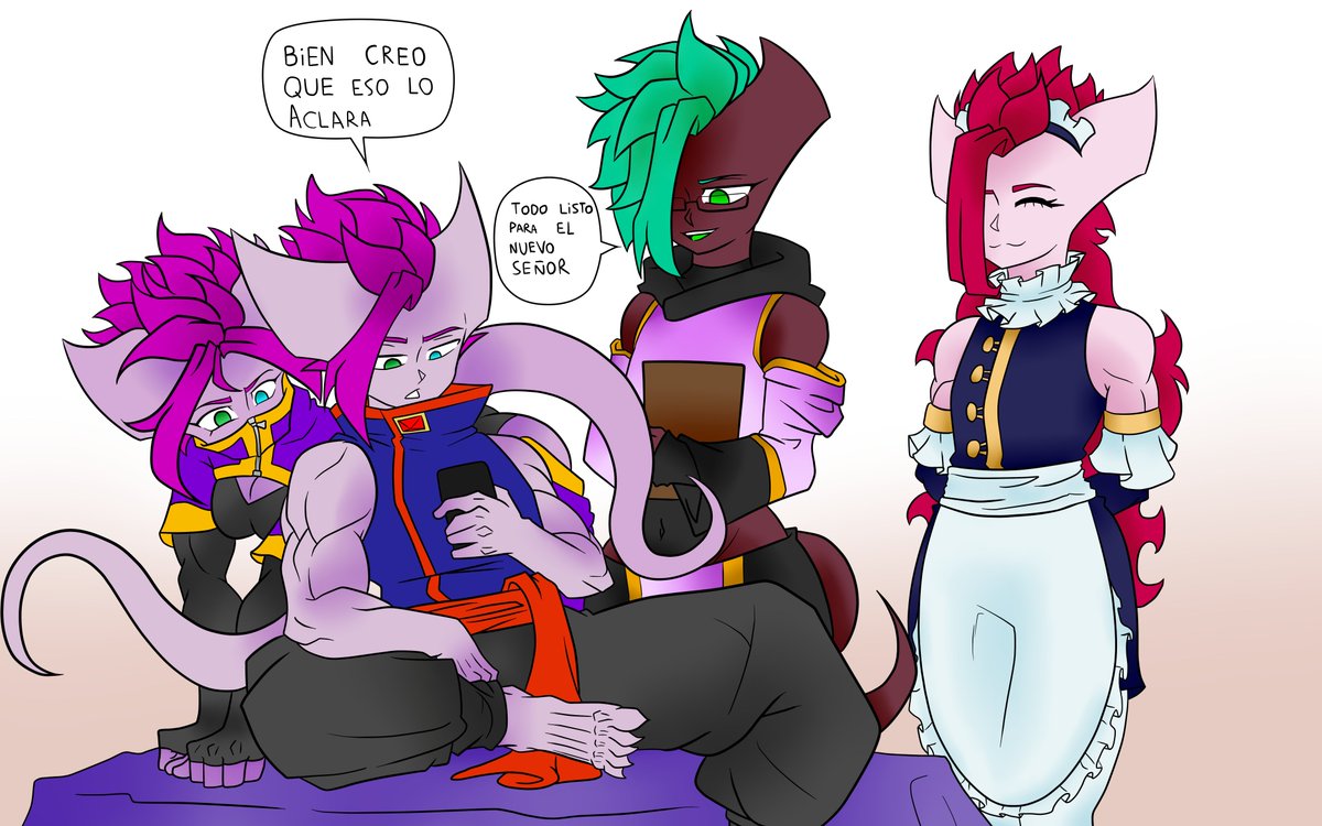 randsan2023's tweet image. #digitalart
un pequeño comic explicando el rol de cada uno de los miembros del equipo mas un pequeño extra
si tienen alguna duda que quieran saber de cualquiera de los oc déjenla en los comentarios