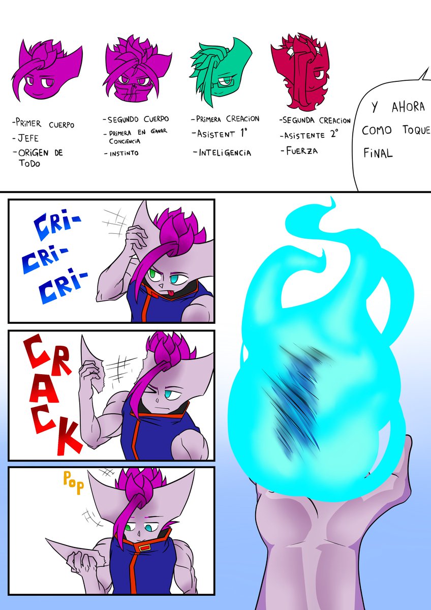 randsan2023's tweet image. #digitalart
un pequeño comic explicando el rol de cada uno de los miembros del equipo mas un pequeño extra
si tienen alguna duda que quieran saber de cualquiera de los oc déjenla en los comentarios