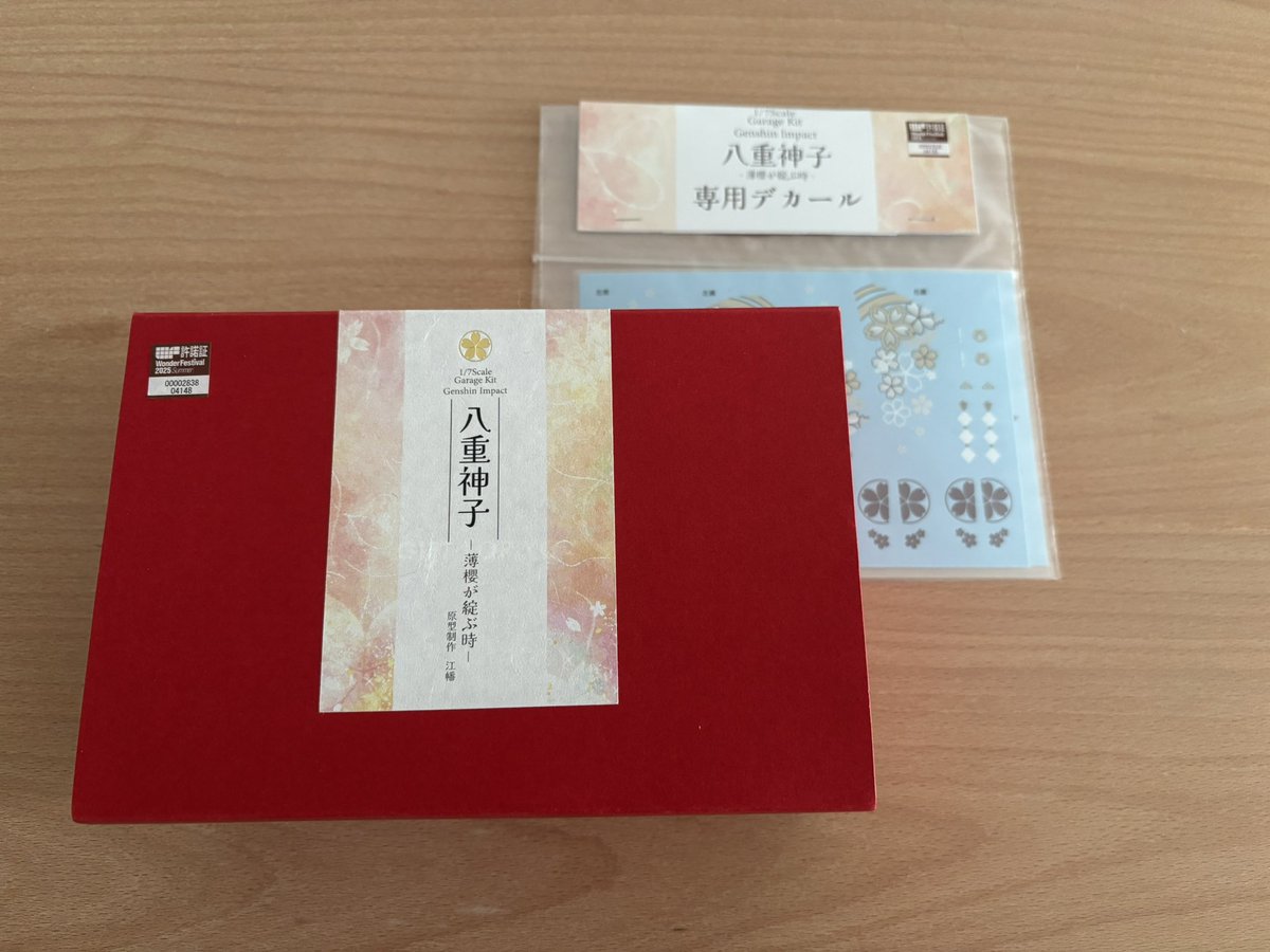nanoha_327's tweet image. ワンフェスへ行ってきました!
江幡さまにご挨拶が出来て感無量です。
新作のホシノの原型も拝見できました。
かわえぇ•••。
デカールの多さに日和ってBOOTHでは見送った、八重神子を購入させていただきました。