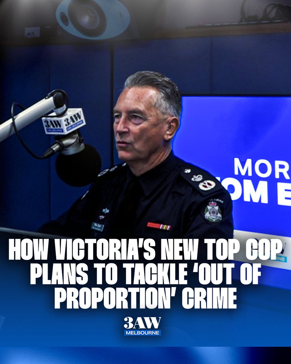 3AW693's tweet image. He's also revealed the current state of the technology used by Victoria Police.
More: nine.social/ZPy