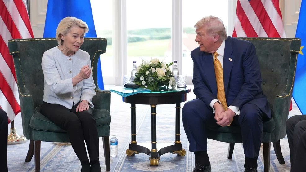 KABBFOX29's tweet image. Trump announces landmark trade deal with EU, promises $750 billion in US energy purchases.
bit.ly/4fttPod