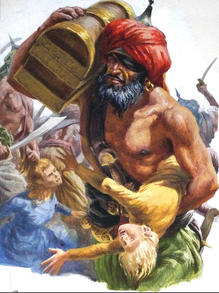 Le saviez-vous ?

Plus d'1 million d’Européens ont été capturés et mis en esclavage par les pirates musulmans barbaresques entre le 16 et le 19ème siècle.

Les barbaresques étaient des pirates ou corsaires musulmans opérant depuis le long de la côte nord-africaine, incluant les