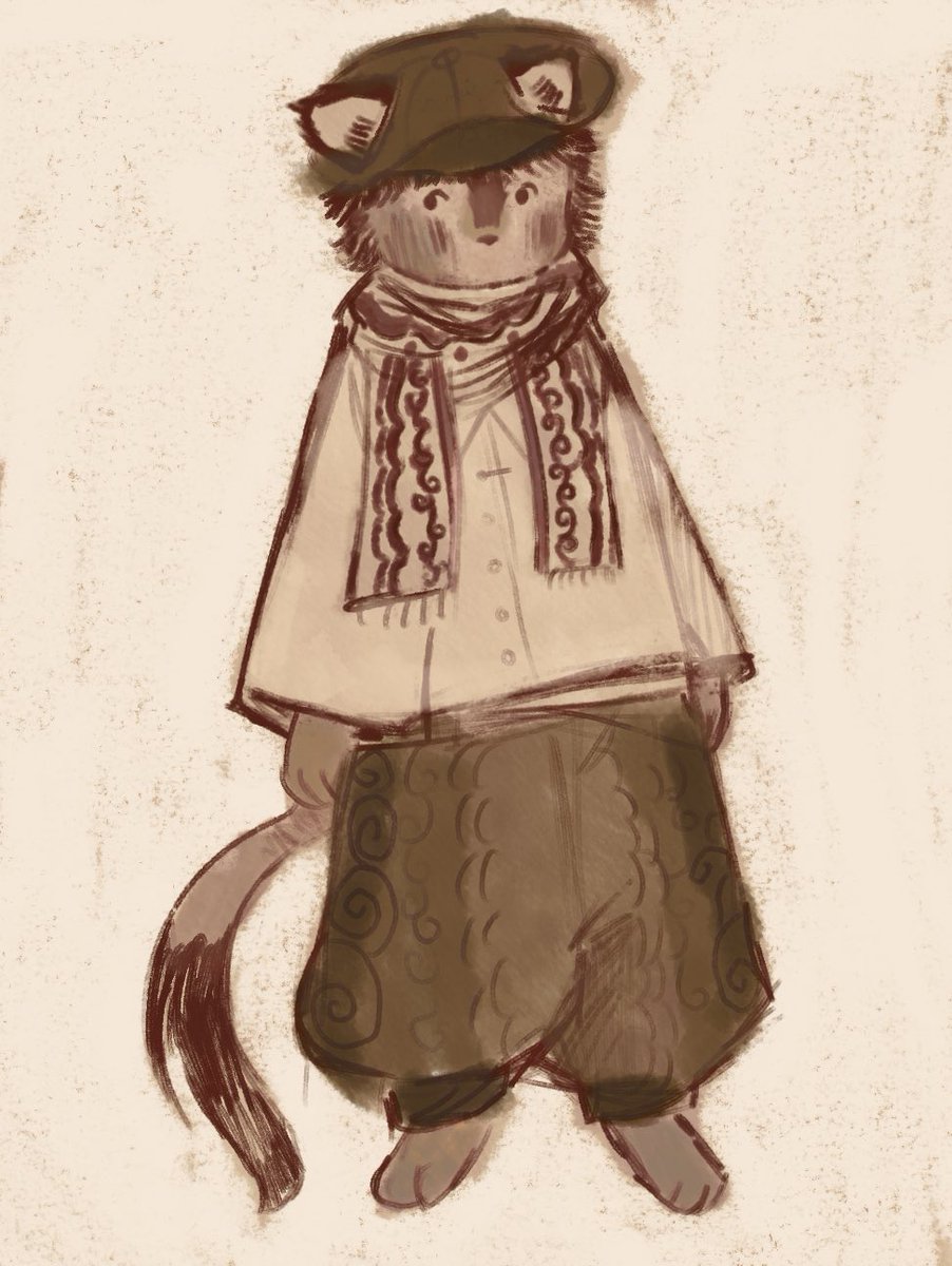 fabletelling's tweet image. Got bored and drew this little guy with the brushes i sometimes use