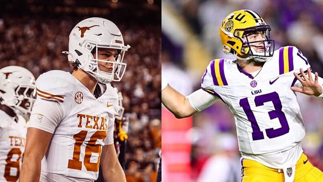 #Texas signal caller Arch Manning is the pre-season favorite to win the 2025 Davey O’Brien Award, which is awarded to the nation’s top QB each year. 

It’s worth noting that, this season, the #Longhorns will face 5 of the 15 QBs listed as favorites to win the award. 

Arch