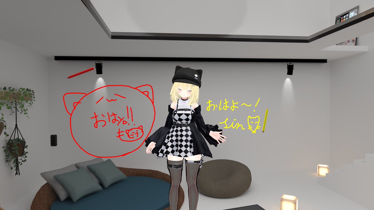 una2nv's tweet image. 今日の書き置き！
もぐちゃん、しんちゃんいつもありがと！！
おっはよ〜〜〜！！！