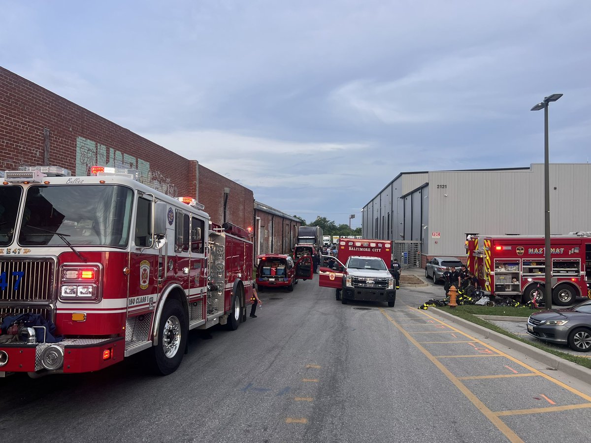 Blair Sabol TV (@blairsaboltv) on Twitter photo UPDATE: the total is 10 patients evaluated, 5 taken to the hospital. 100 employees at Holly Poultry were evacuated.
<a href="/BaltimoreFire/">Baltimore Fire</a> still working to confirm source of the hazmat, believed to be possibly carbon monoxide <a href="/WMAR2News/">WMAR-2 News</a> UPDATE: the total is 10 patients evaluated, 5 taken to the hospital. 100 employees at Holly Poultry were evacuated.
<a href="/BaltimoreFire/">Baltimore Fire</a> still working to confirm source of the hazmat, believed to be possibly carbon monoxide <a href="/WMAR2News/">WMAR-2 News</a>