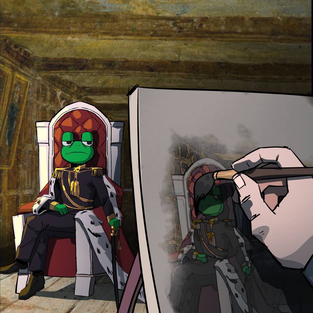 gibthefrog's tweet image. the official gib NFT collection
dropping this week
a gib pfp
a face for the frogs