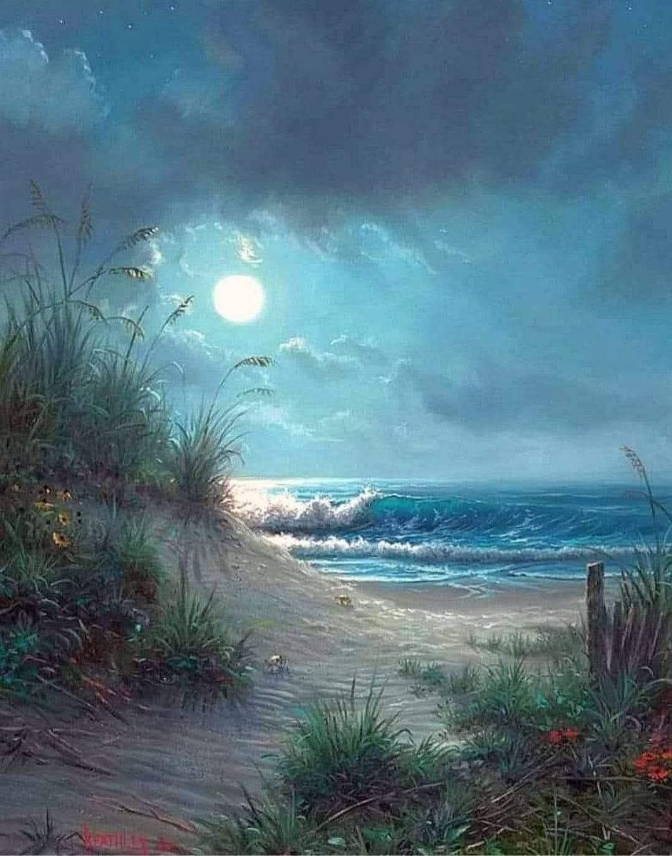 RazaneRayan1412's tweet image. "Sometimes the night wakes up inside me and all I can do is be the moon."
~Mahmoud Darwish.
🎨 by Mark Keathley .