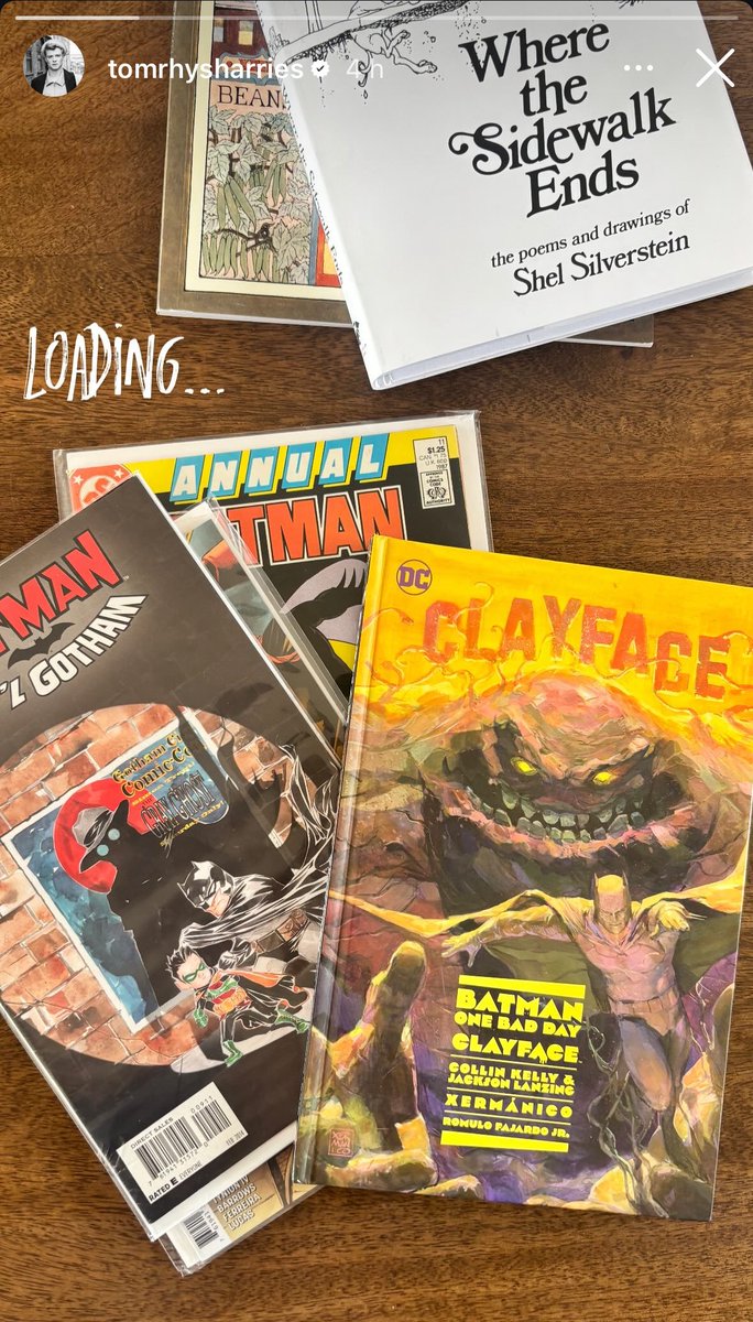 DCComicsARG's tweet image. ¡ARRANCANDO!

Tom Ryhs Harries compartió esta historia de Instagram junto a unos cómics de BATMAN como preparación para interpretar a #Clayface 

📚👏🏼
