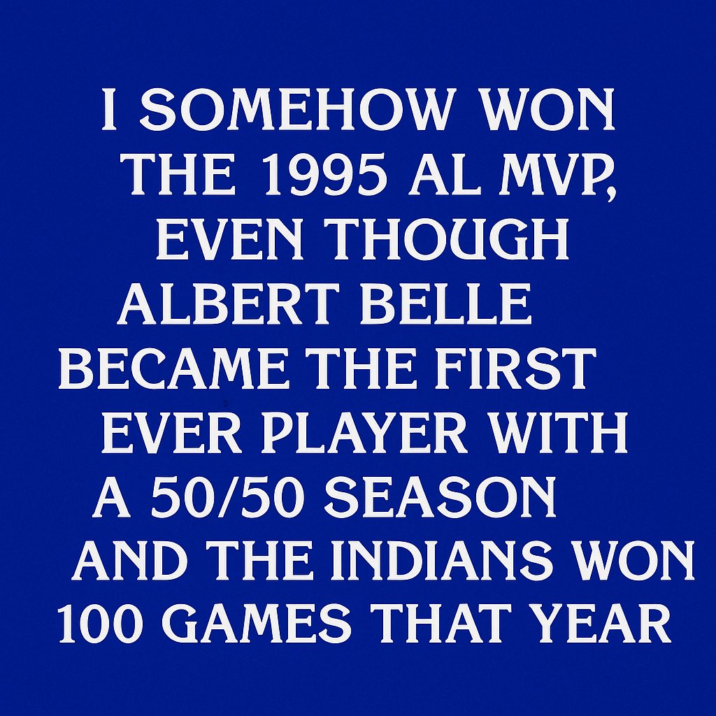 MrCleveland_216's tweet image. Cleveland Sports Jeopardy ⚾️❓