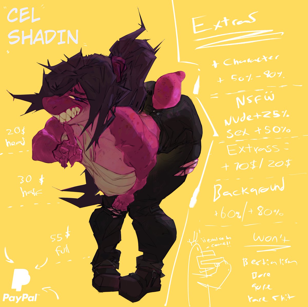 Teguimor's tweet image. Comisiones abiertas, dm&apos;s aquí o en Discord