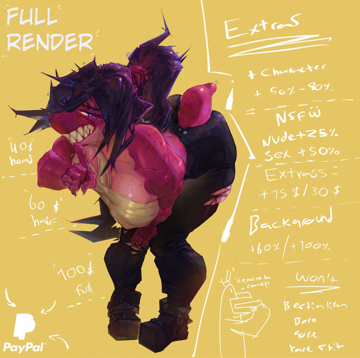Teguimor's tweet image. Comisiones abiertas, dm&apos;s aquí o en Discord