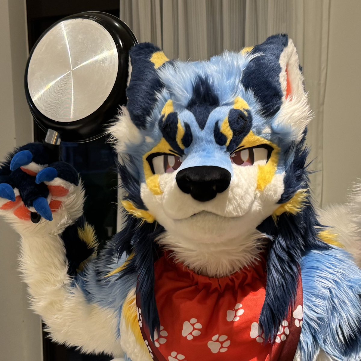 こんなに可愛いのに、なんで働かなきゃいけないの！？（怒( *｀ω´))💢

#ケモノをみて今週もがんばりマンデー
#Furmony #FursuitEveryday