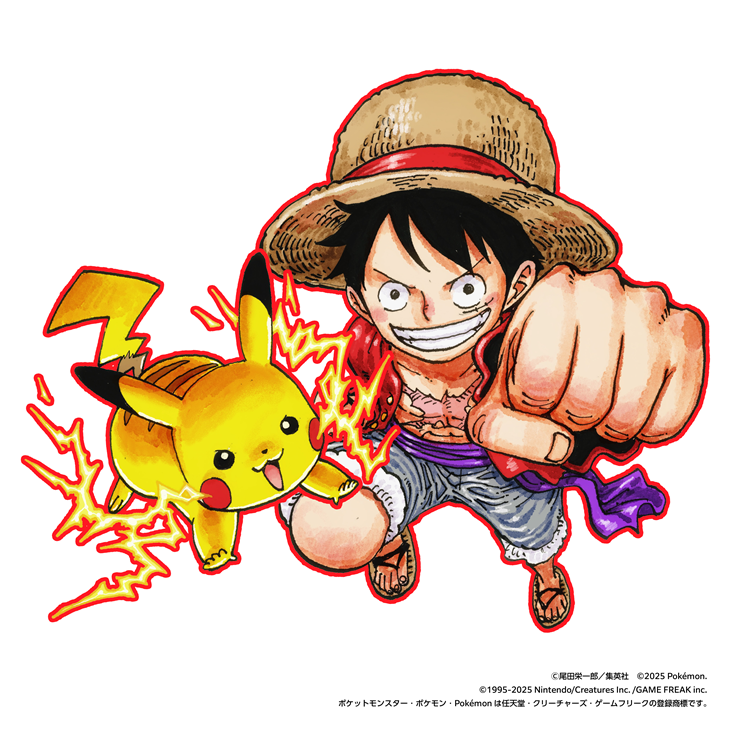 newworldartur's tweet photo. Oda draws Luffy and Pikachu!! #OnePiece https://t.co/sczUo9bVr0