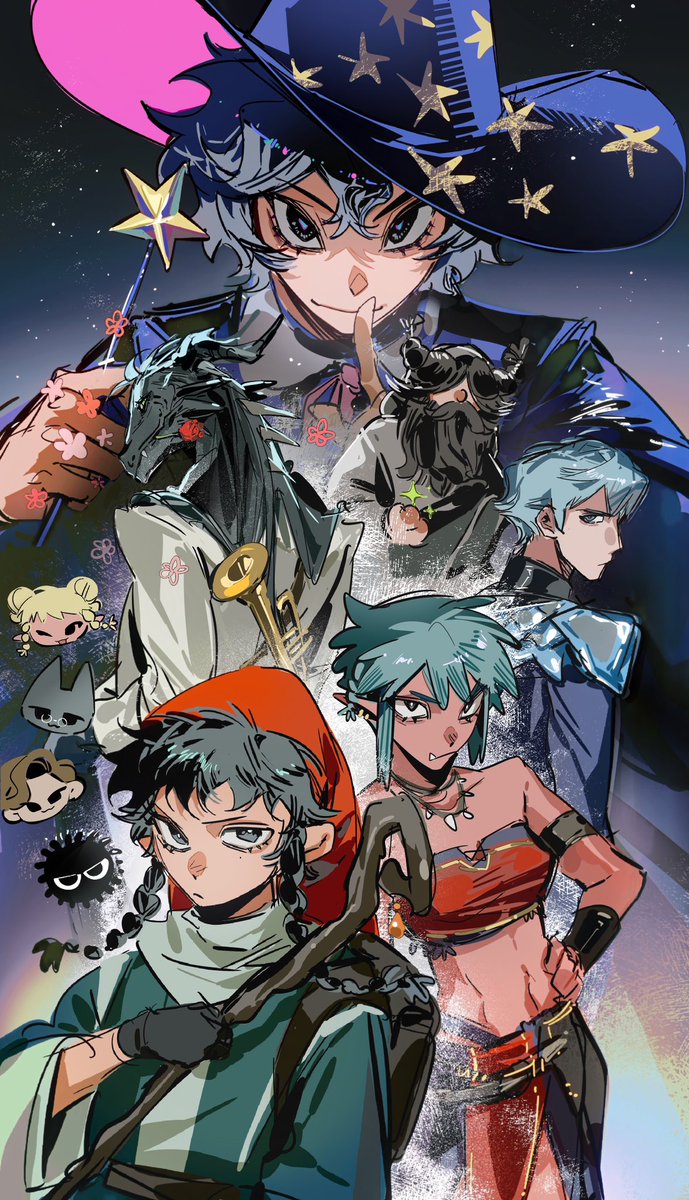 glugluglucose_'s tweet image. Our dnd campaign